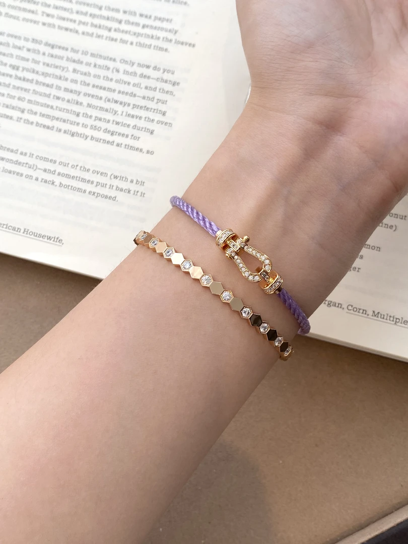 【新款紫绳/红绳马蹄扣】定制款·小号编织绳温柔贵气