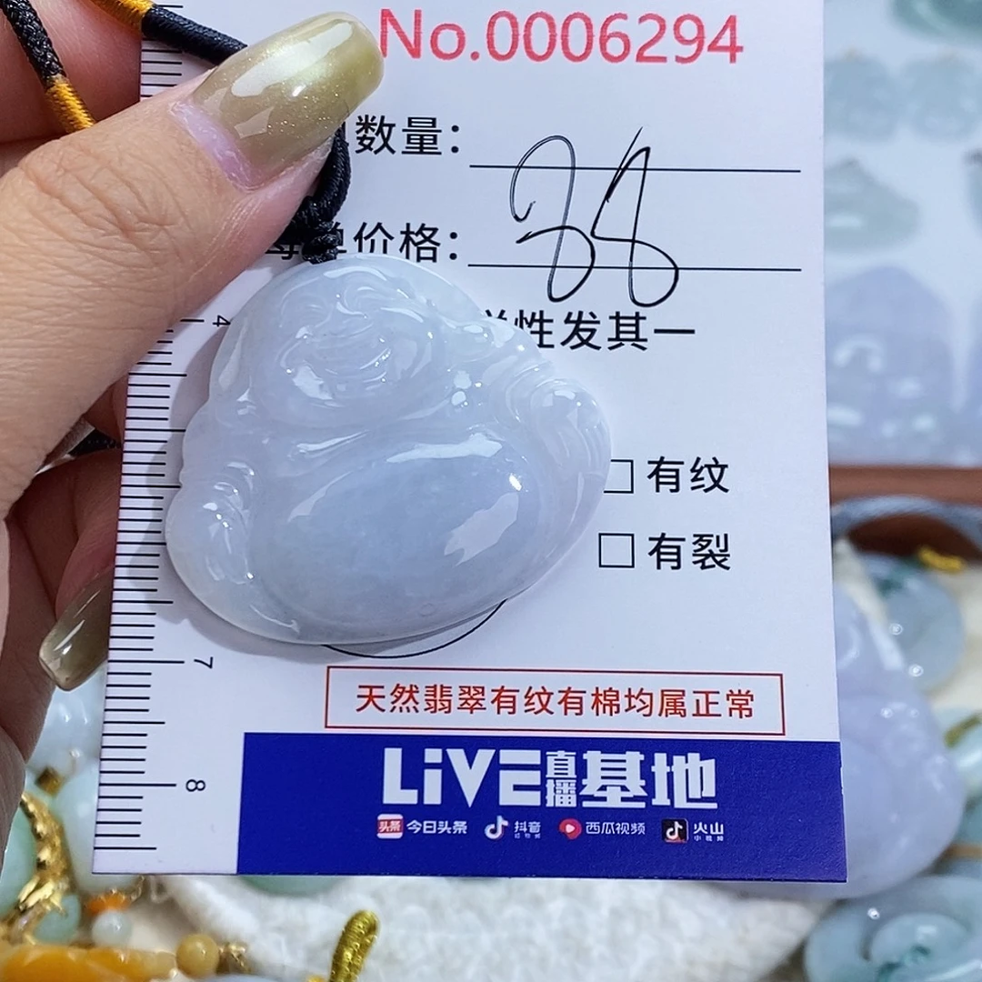 翡翠未镶嵌颈饰6294