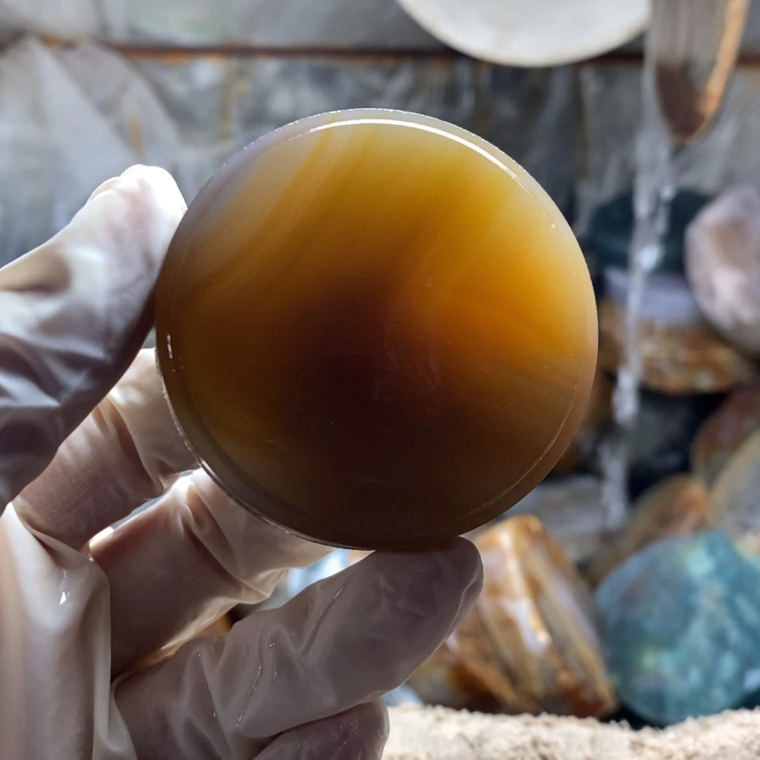 定制玛瑙平安扣一个