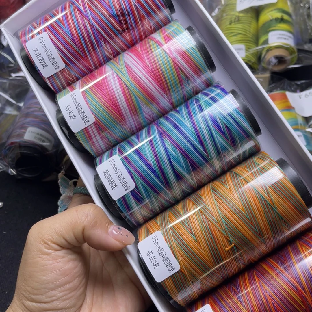 腈纶0.5段染圆蜡5卷90克套盒