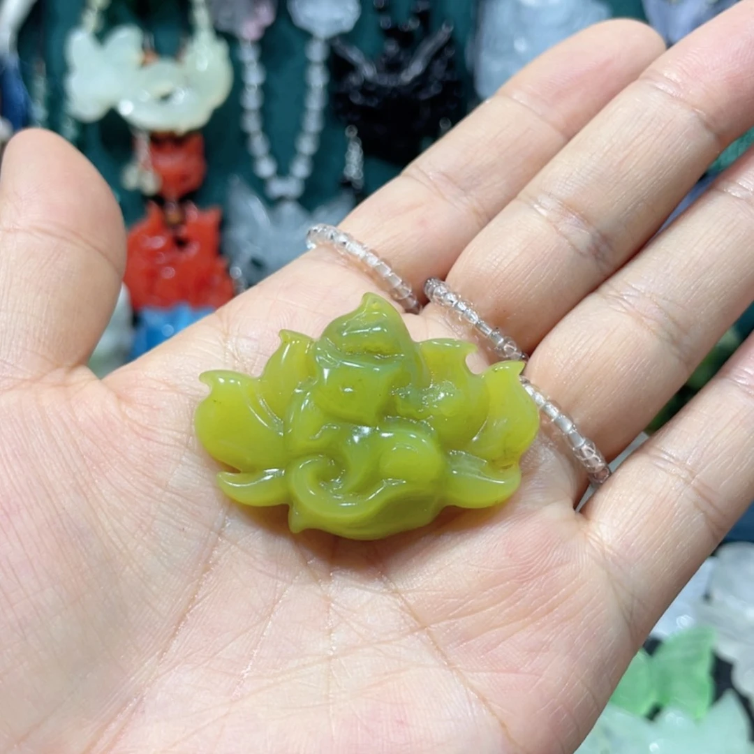 【闪购商品】未镶嵌岫玉颈饰52项链