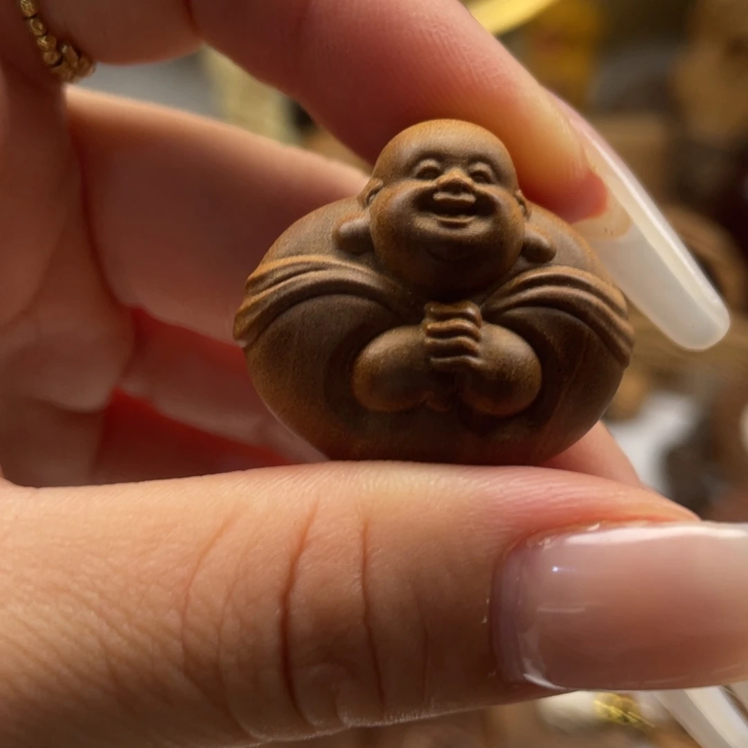 檀香木散珠老山檀香弥勒