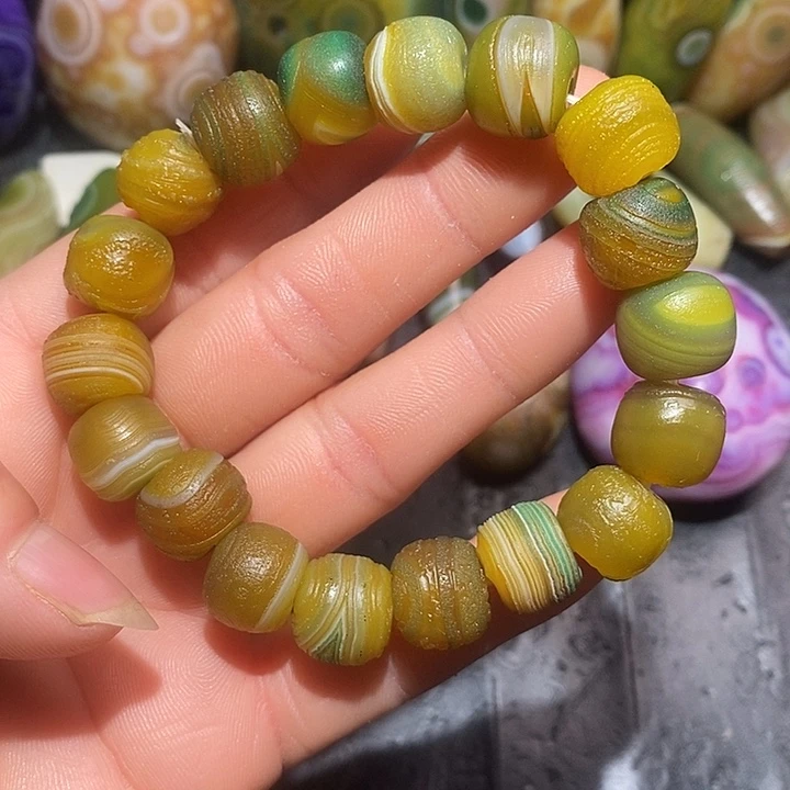 玛瑙/玉髓合金颈饰