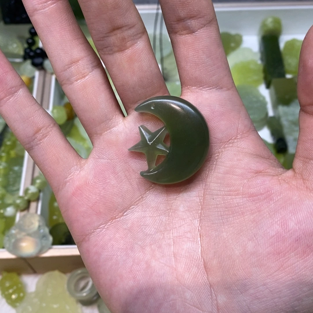 岫玉未镶嵌吊坠(不含链)