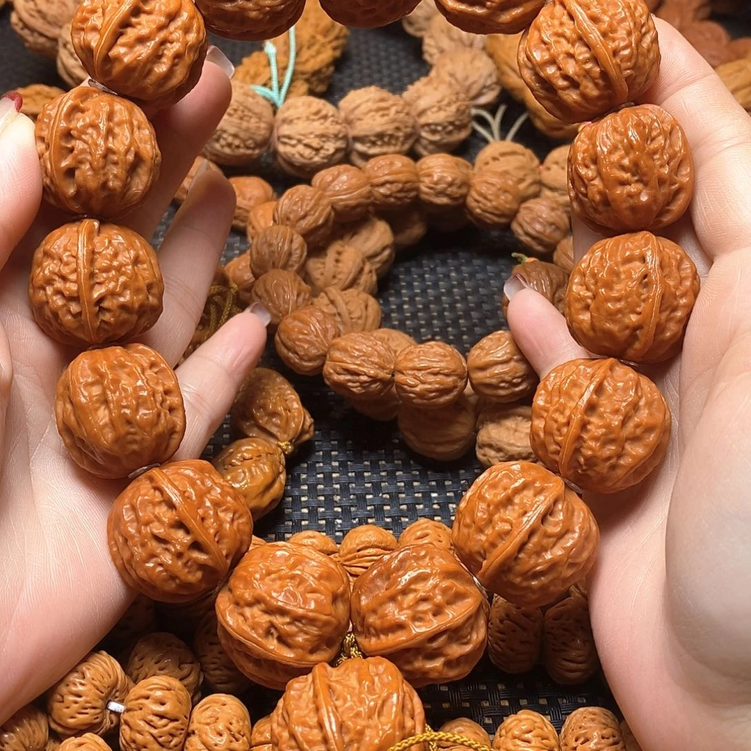 手串文玩核桃官帽粗筋手持