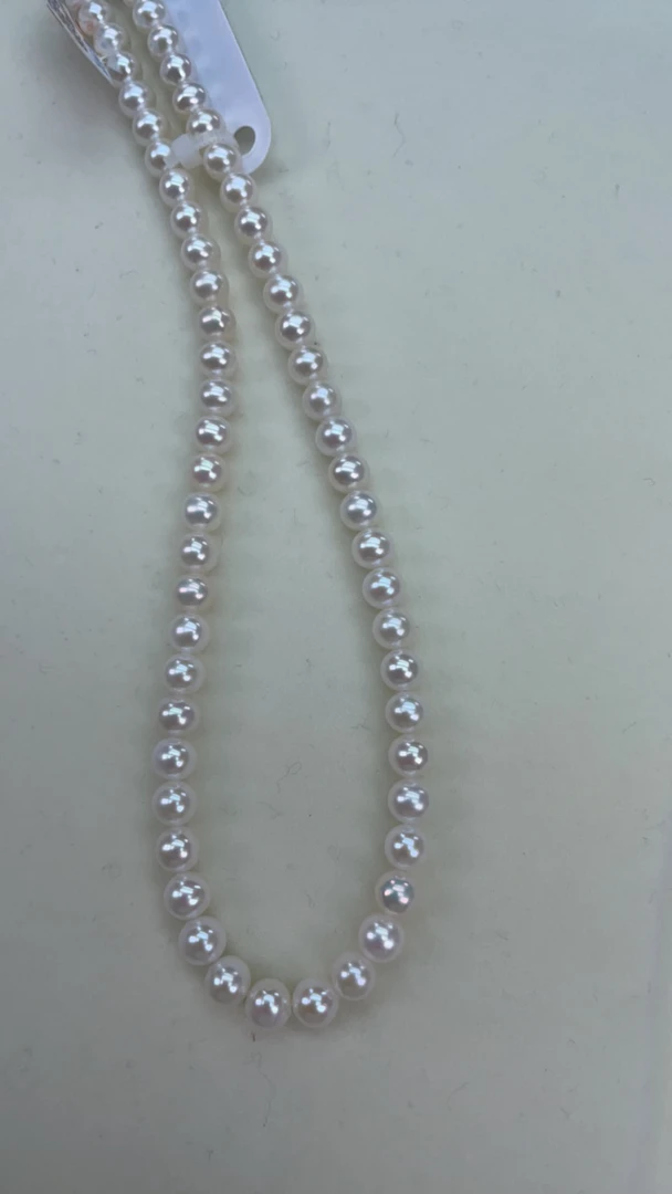 6/7极强光炫彩几乎无暇项链