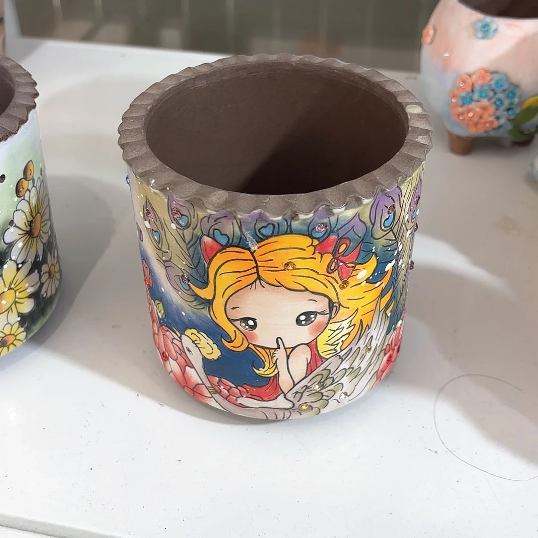 紫砂花盆手工花盆默认微瑕9/11