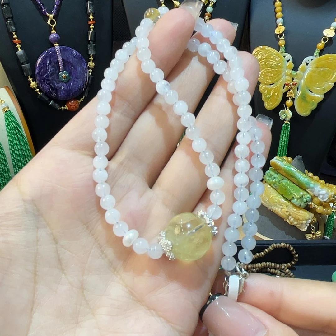 翡翠未镶嵌项链福利