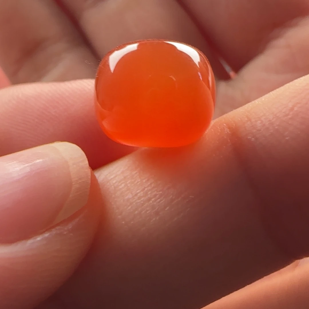 南红玛瑙未镶嵌老型：11.1x9.5水线