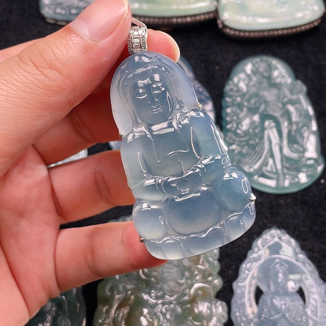 颈饰未镶嵌翡翠6，