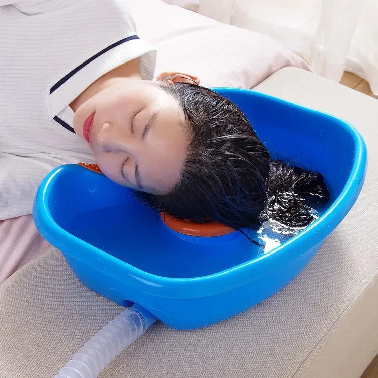 升级款洗头盆平躺免弯腰床上洗发盆老人卧床孕妇洗头神器大号加厚