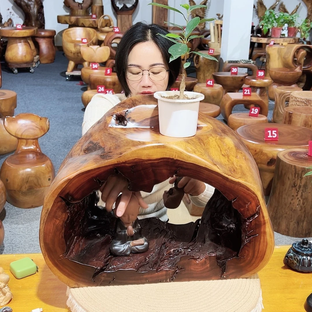 7 号香樟木尺寸：51-17-39cm