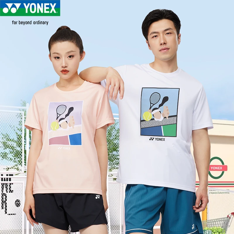 特价正品尤尼克斯YONEX羽毛球服115204男女款短袖上衣夏速干T恤