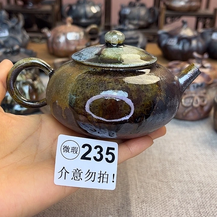 裸柴烧陶瓷手工茶器