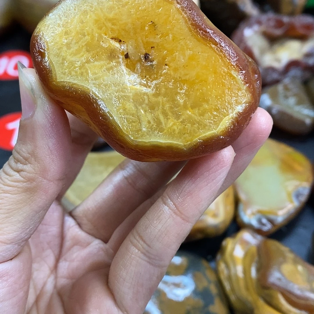 玛瑙/玉髓未镶嵌手把件