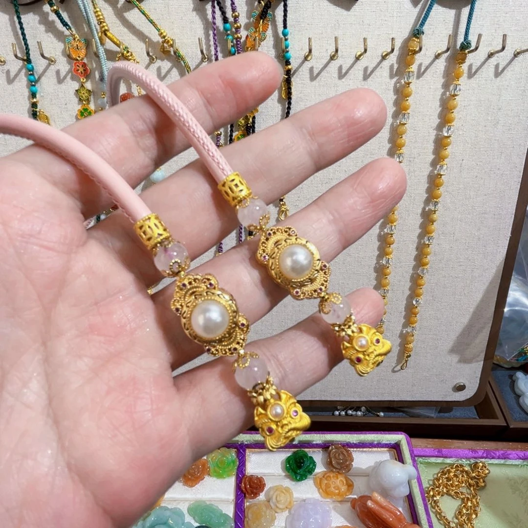 翡翠挂件未镶嵌代编织