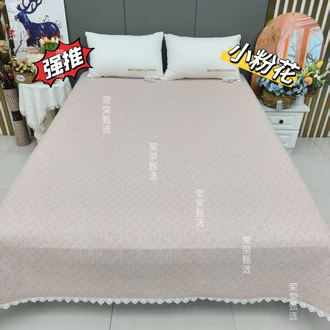 【RR荣荣】组合-2025新款针织棉花边床盖200*230亲肤可机洗