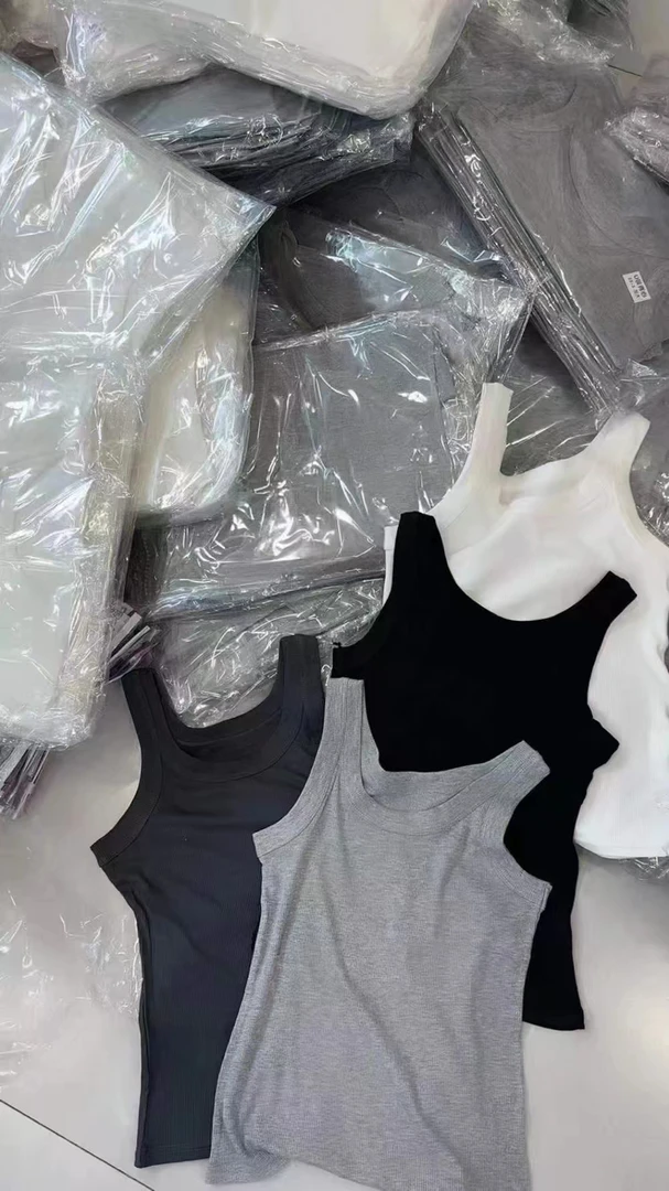 加密螺纹棉小背心