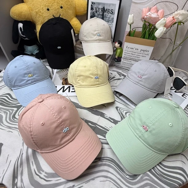 糖果色系百分百纯棉帽子适合头围55-60cm洋气减龄