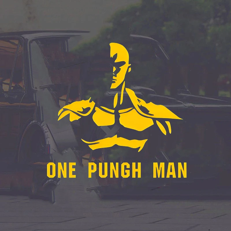 一拳超人贴纸三角窗卡通动漫个性网红潮流琦玉反光后挡风玻璃车贴