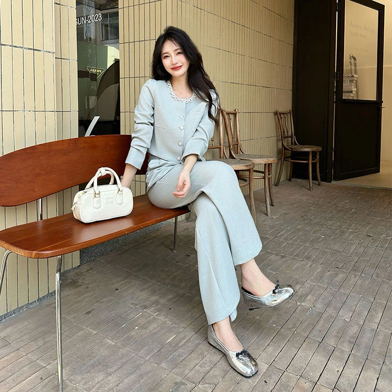 【高腰显瘦】高级感小香风套装女春季2025新款独特漂亮小外套高腰