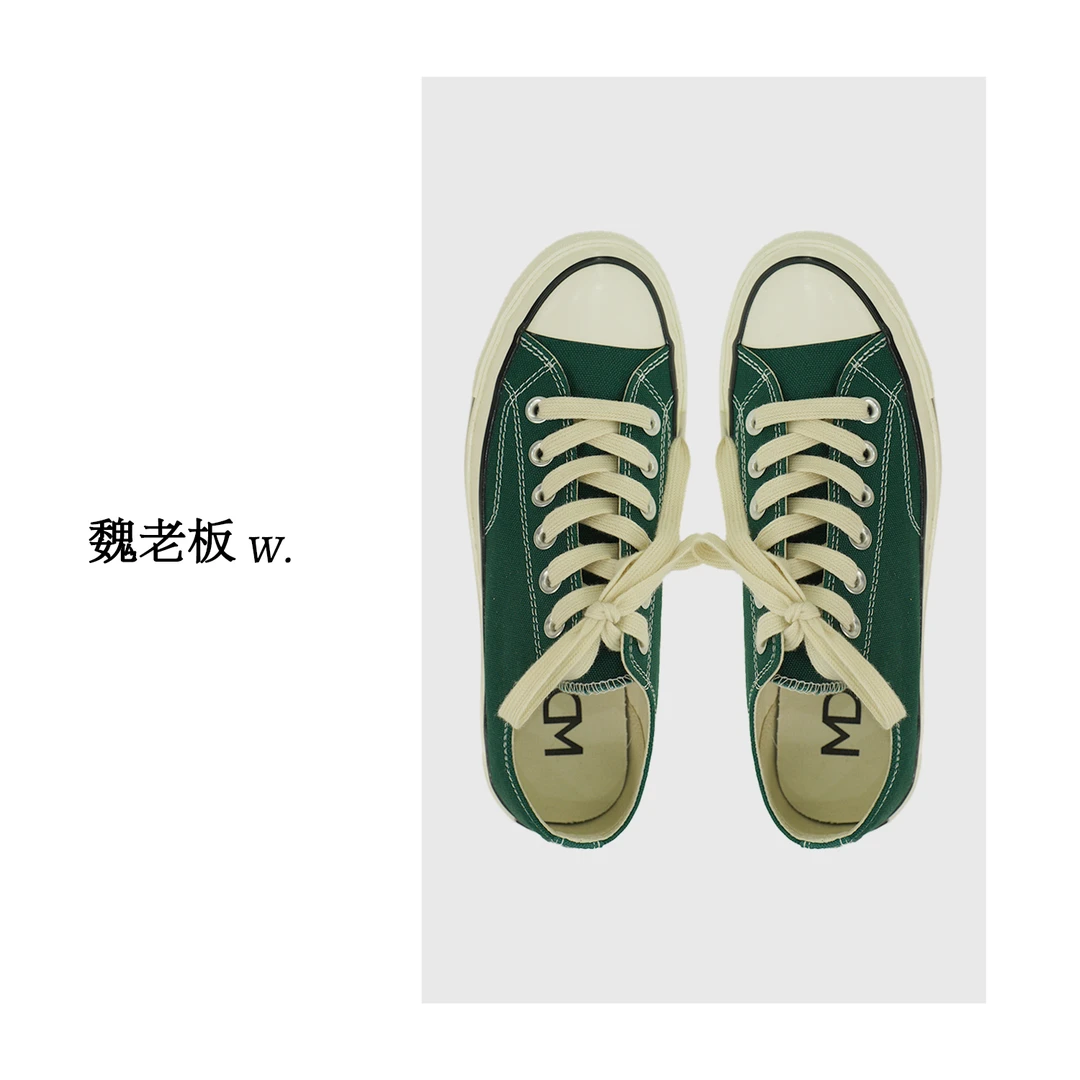 W.Diva【魏老板】绿色青春休闲透气潮流百搭春新款帆布鞋51X281314