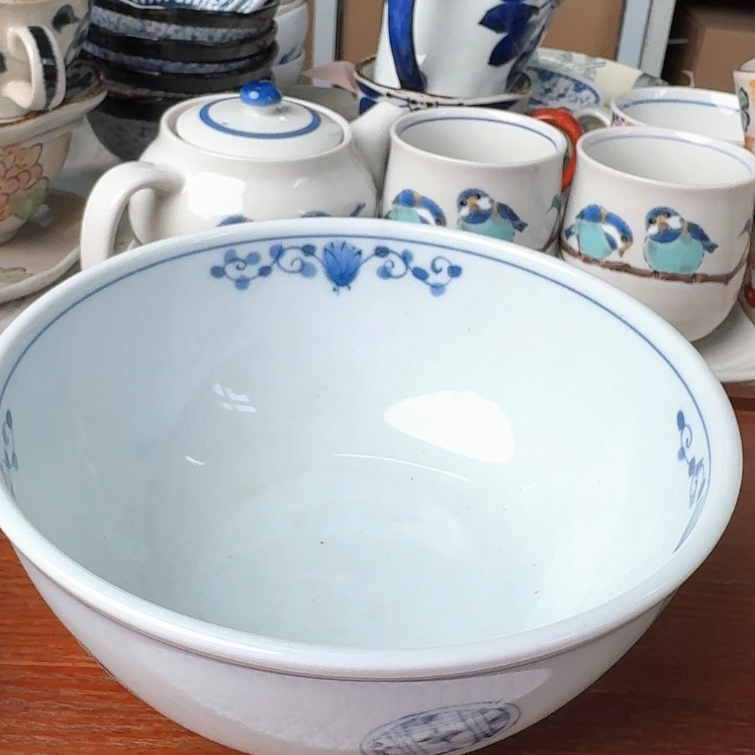 瓷片1只16.5厘米大面碗，全新