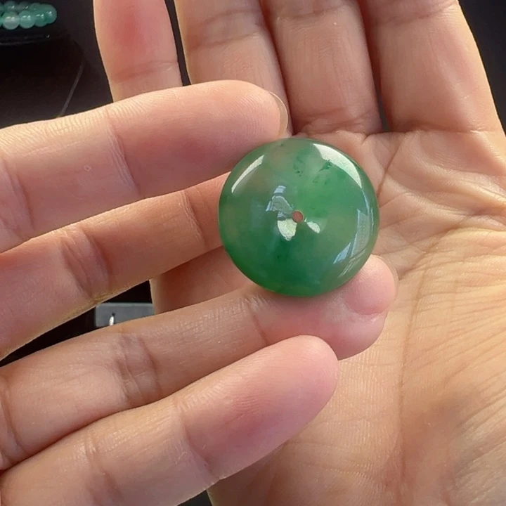 石英质玉银S925镀金镶嵌颈饰