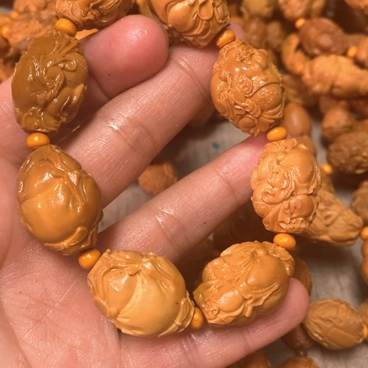 橄榄核手串/手链野*橄榄微瑕2.0财神