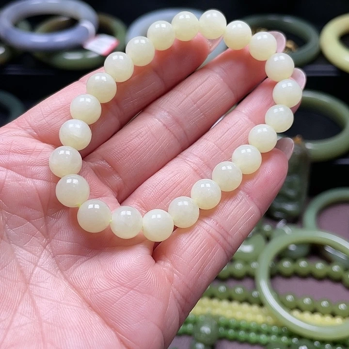 和田玉未镶嵌手链