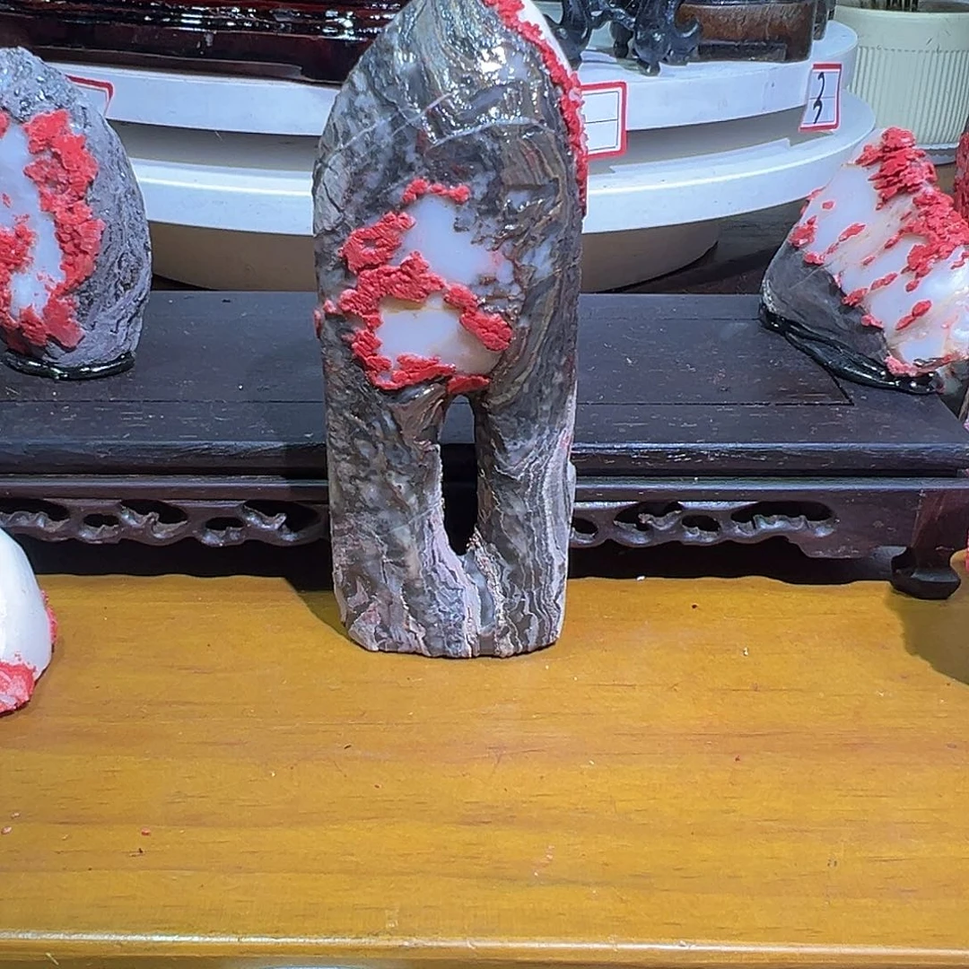 根***缘灵璧石白灵玉产地