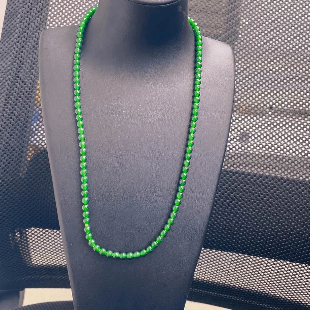 翡翠未镶嵌项链卡6