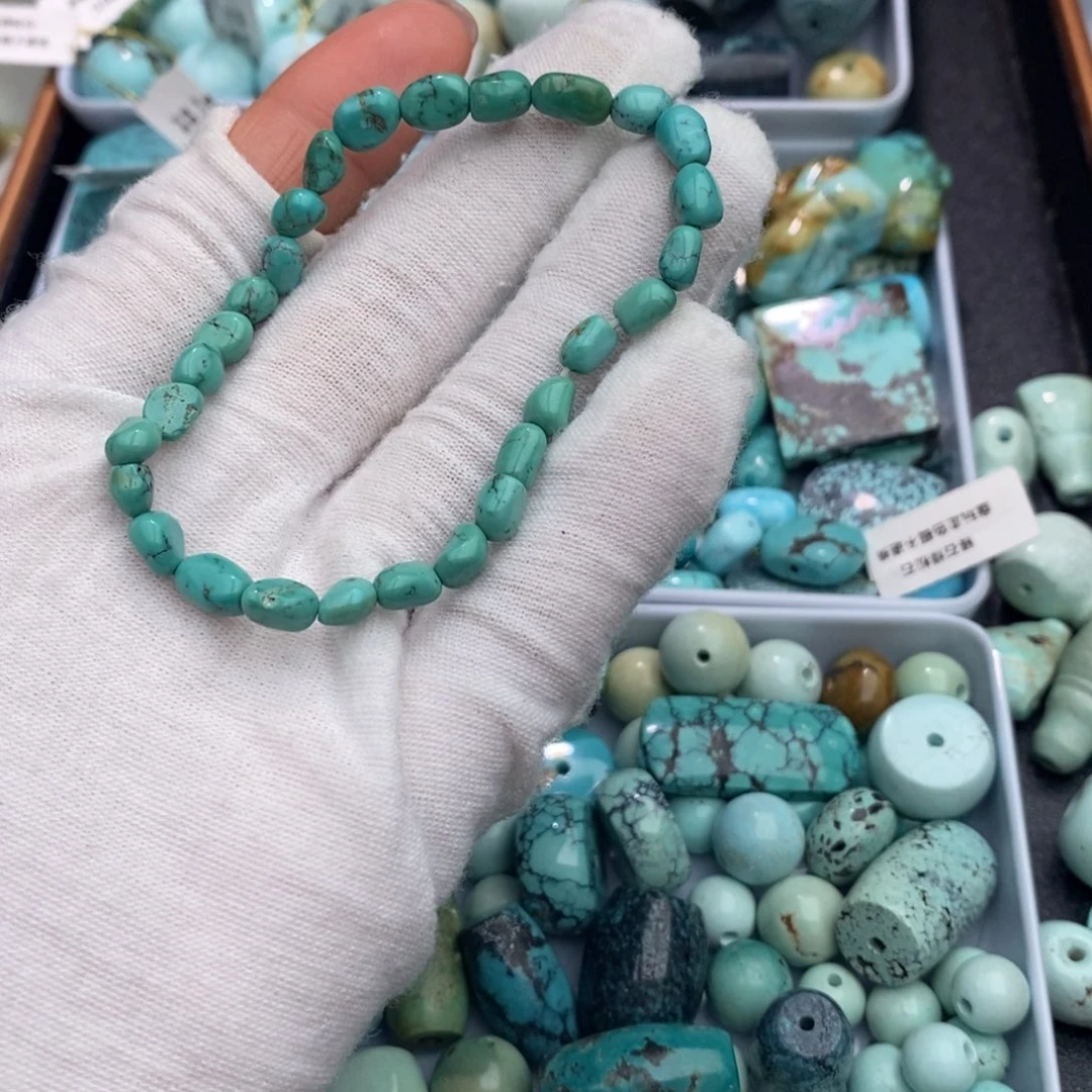 未镶嵌绿松石随型手串