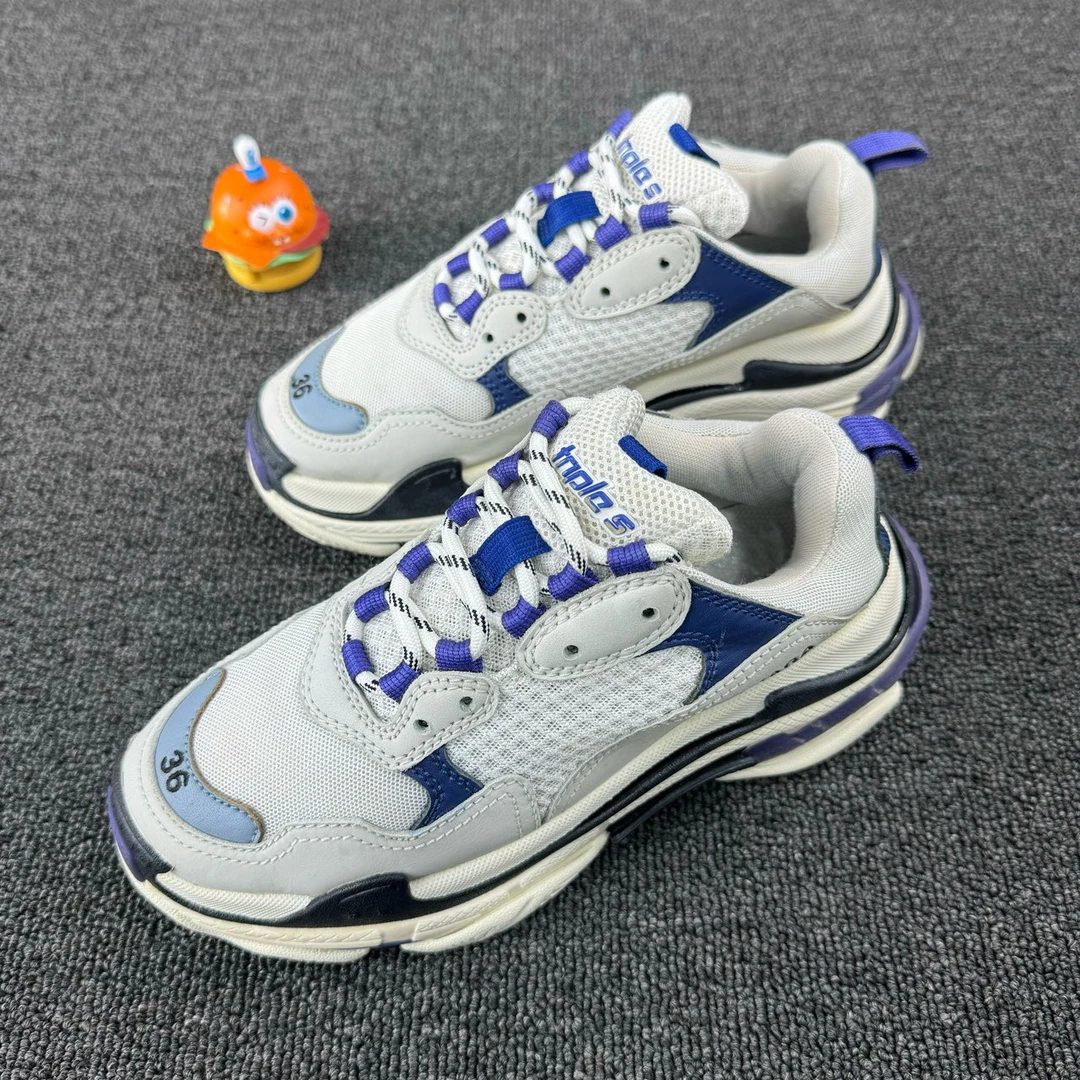 95新 Balenciaga/巴黎世家 白紫 尺码：36 HB1002 鞋