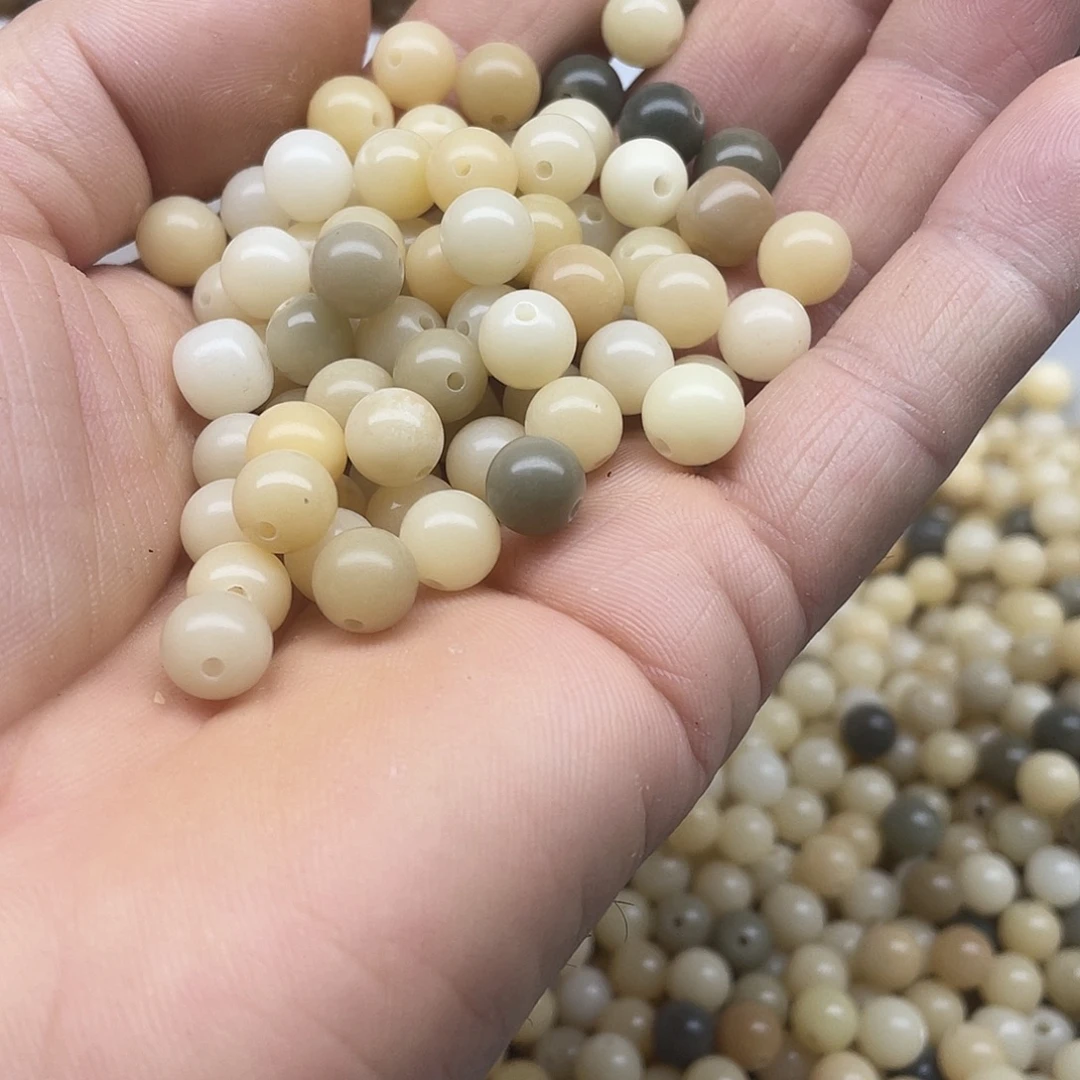 吊坠白玉菩提8多宝圆100颗➕灯牌宠100颗