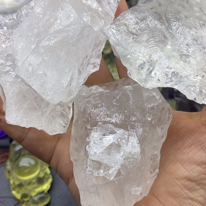 水晶珠宝半成品未镶嵌摆件
