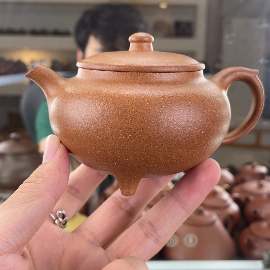 茶壶紫砂200cc黄降坡茶壶