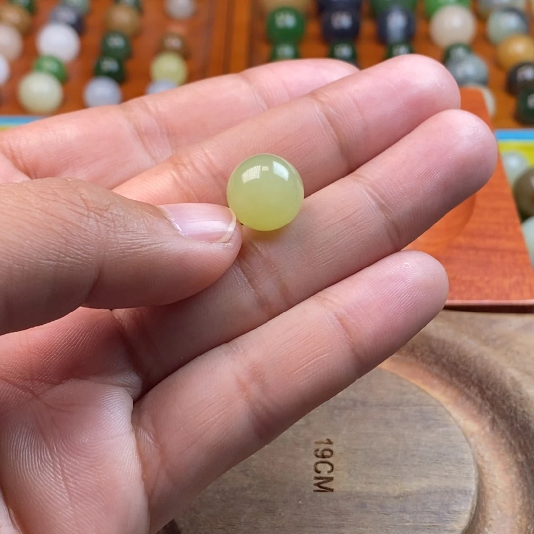 春***天和田玉未镶嵌珠宝半成品卡12黄口y