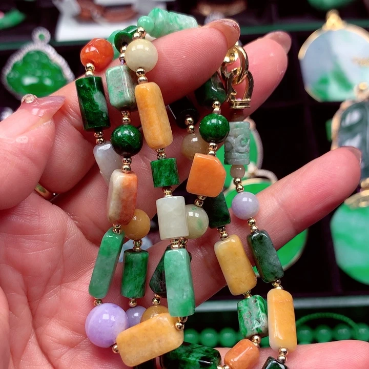 颈饰未镶嵌翡翠翡翠