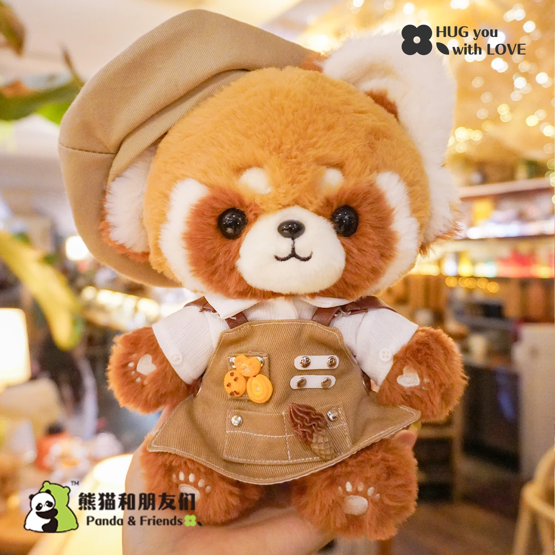 熊猫和朋友们小熊猫毛绒玩偶送女生女朋友生日礼物公仔娃娃玩具