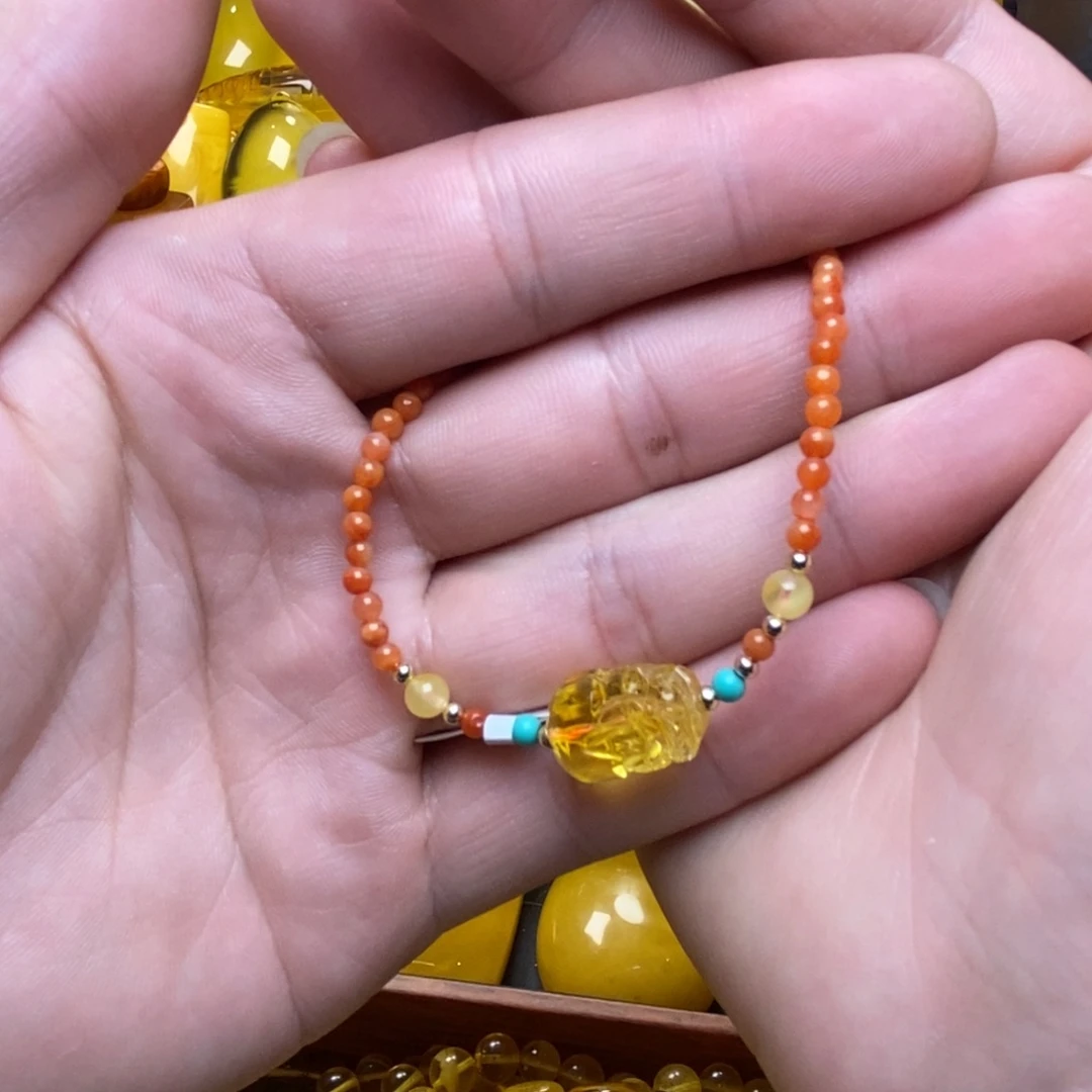 琥珀未镶嵌裸石蜜蜡