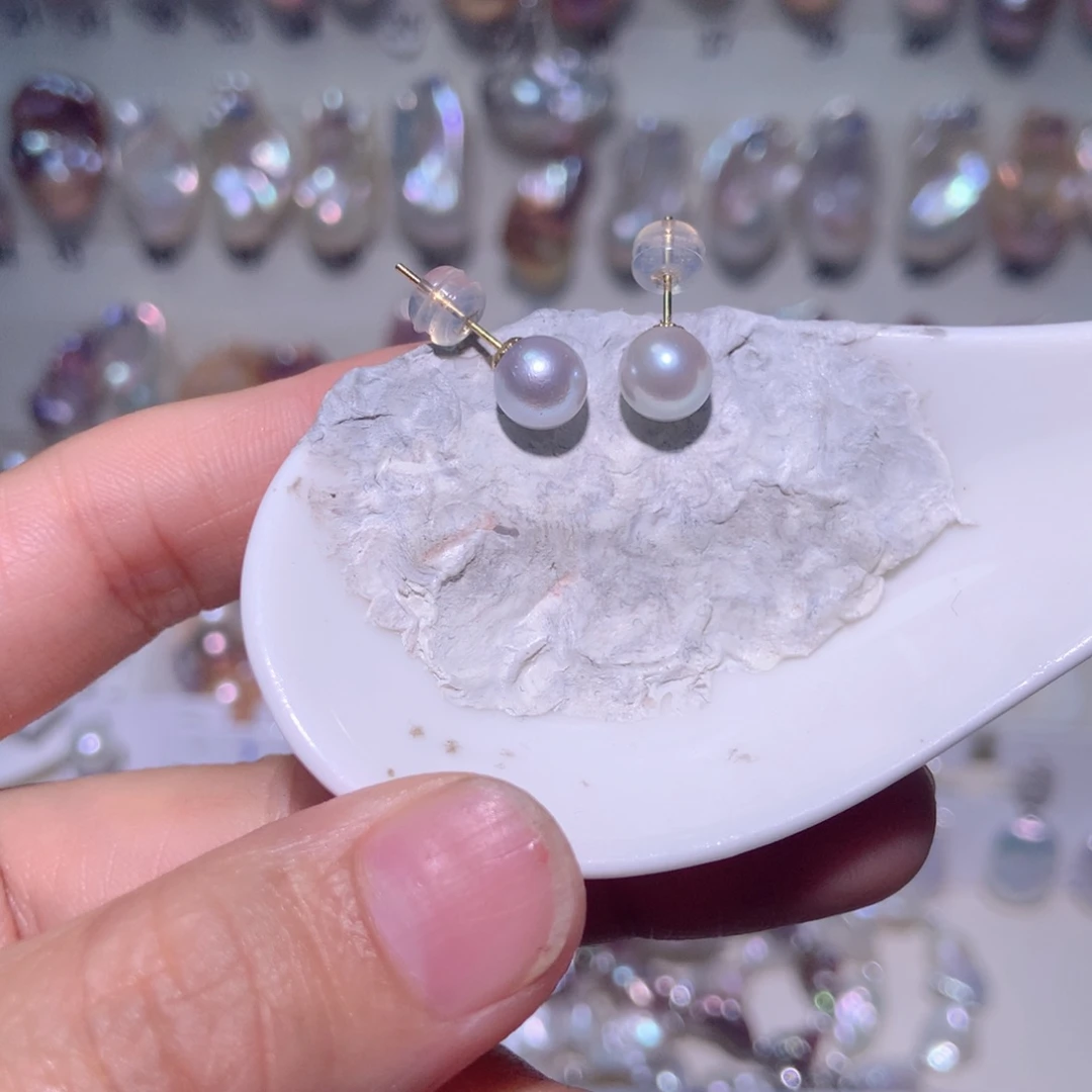 银S925镶嵌淡水珍珠吊坠