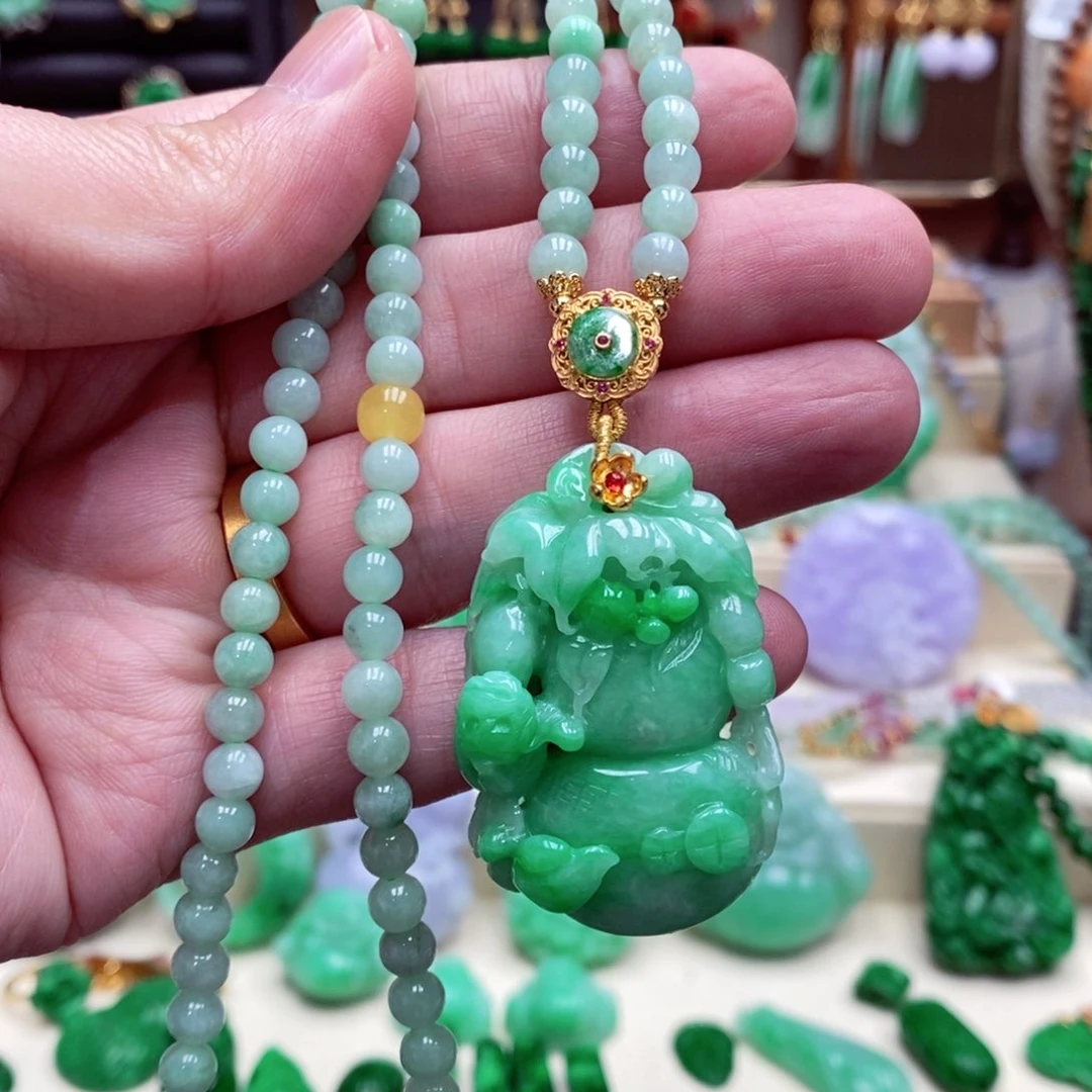 颈饰未镶嵌翡翠翡翠吊坠