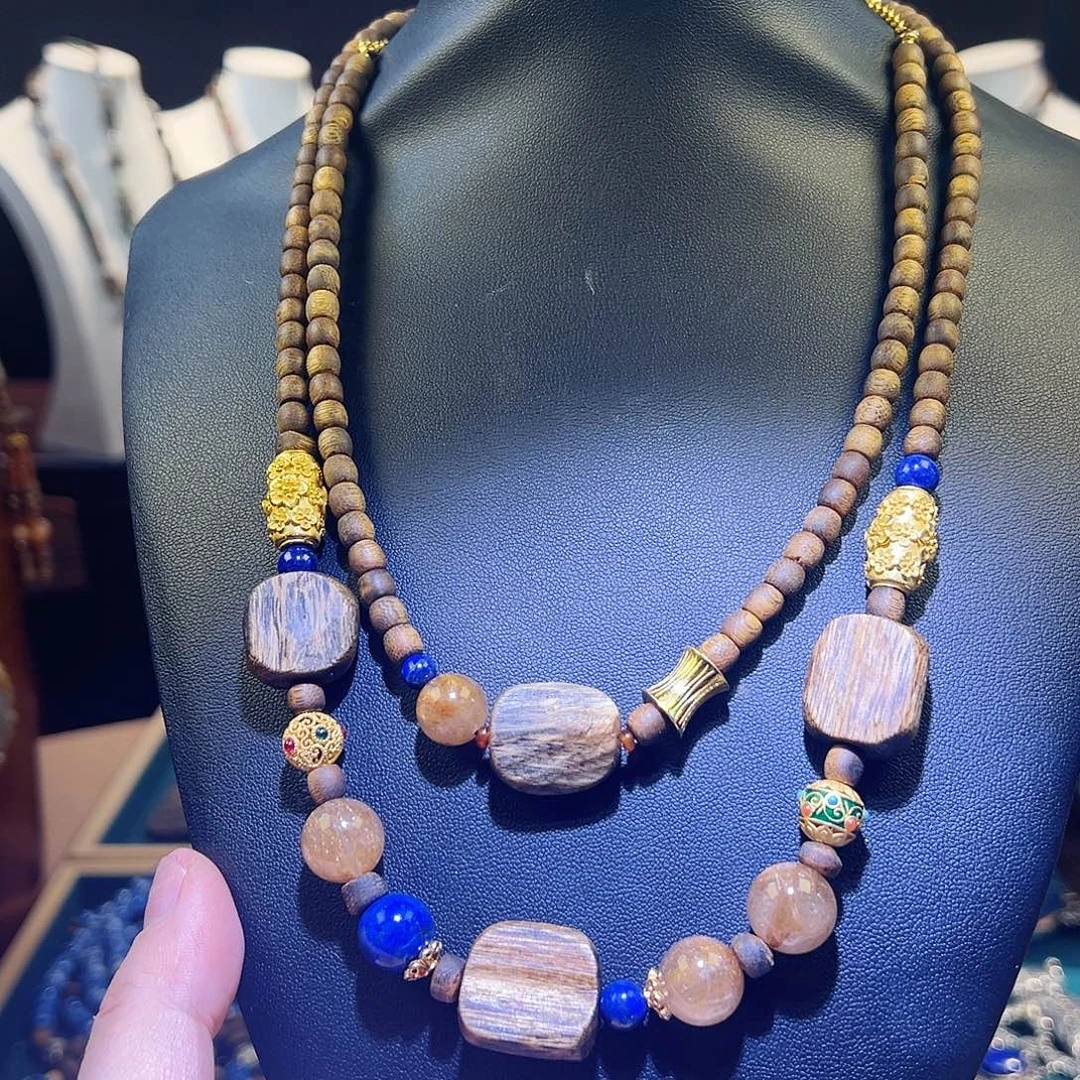 925银木质锦象原创设计款式项链