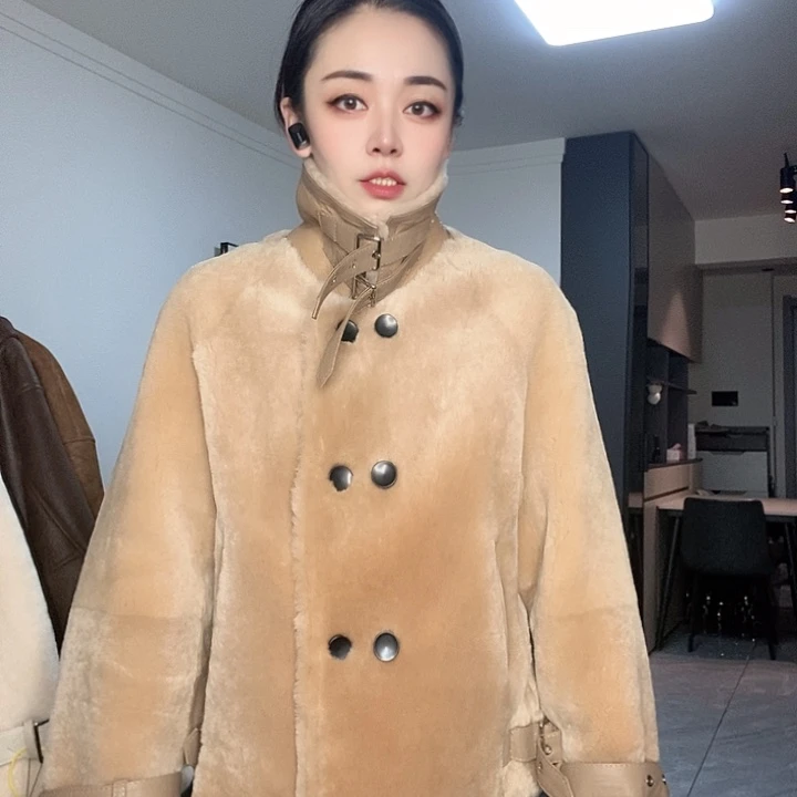 绵羊皮美丽奴皮毛一体M120斤内