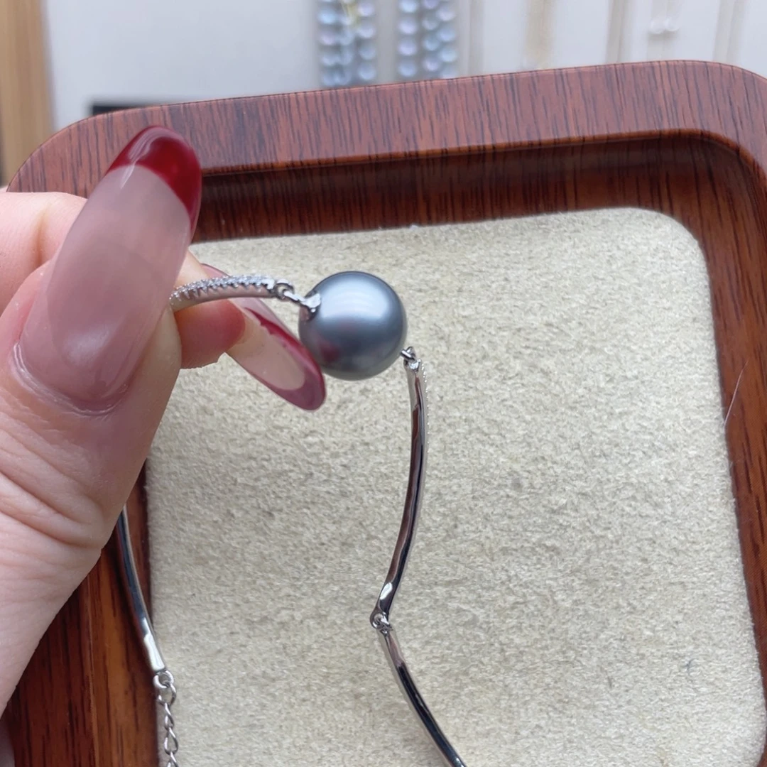 手链银S925镶嵌海水珍珠A82