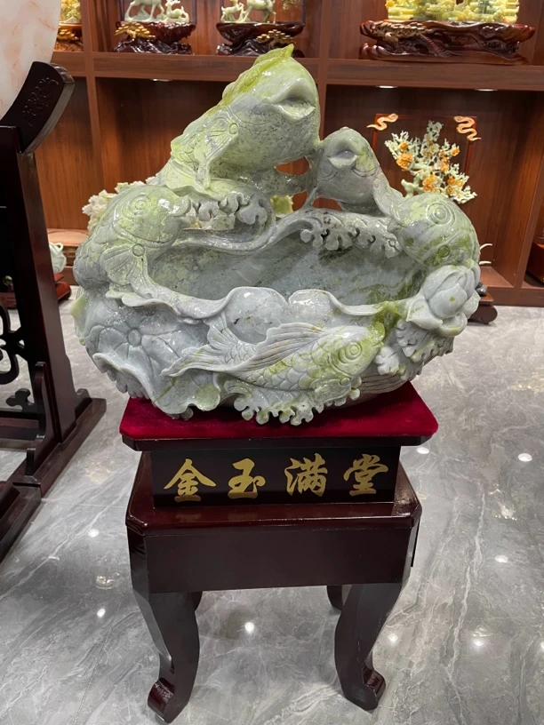 摆件新中式玄关山水摆件办公室摆件