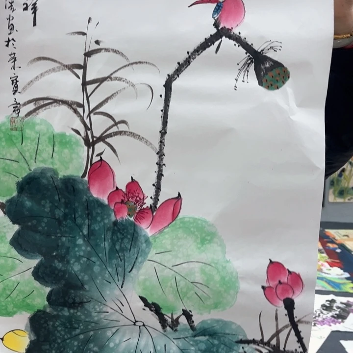 国画我的心好痛啊我的心真的好痛啊好痛啊