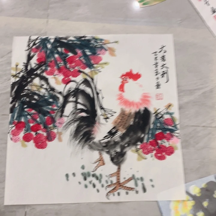 纸本国画国画艺术作品欣赏