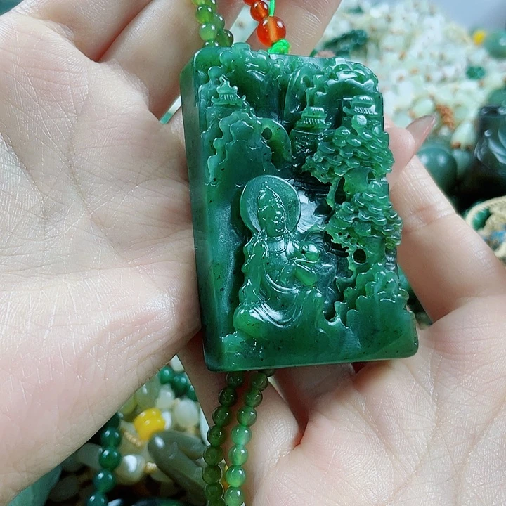 颈饰未镶嵌和田玉